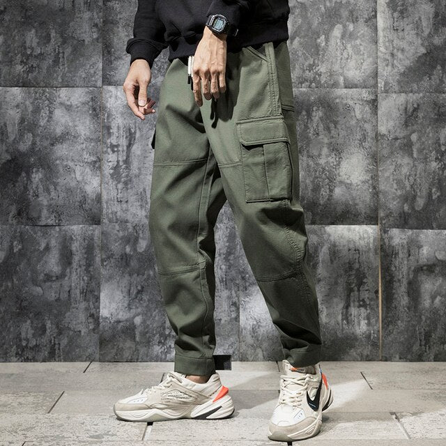 Classic Design Multi Big Pocket Cargo Pants Men's Casual - Temu
